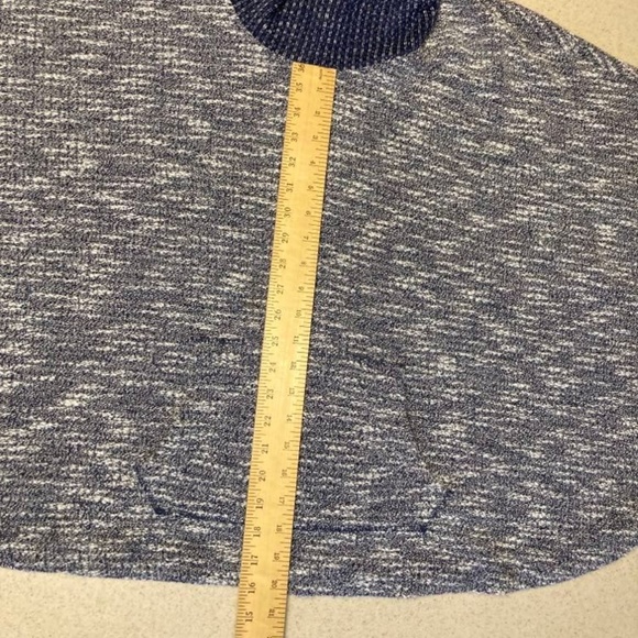 Dress Barn Sunday - Poncho -  Blue -  Size Small - Picture 7 of 9